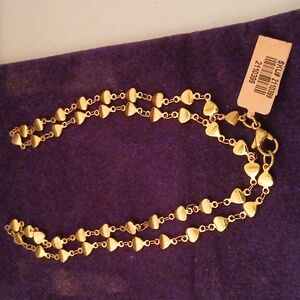 2110399G-4.  Stainless Heart Shaped Chain